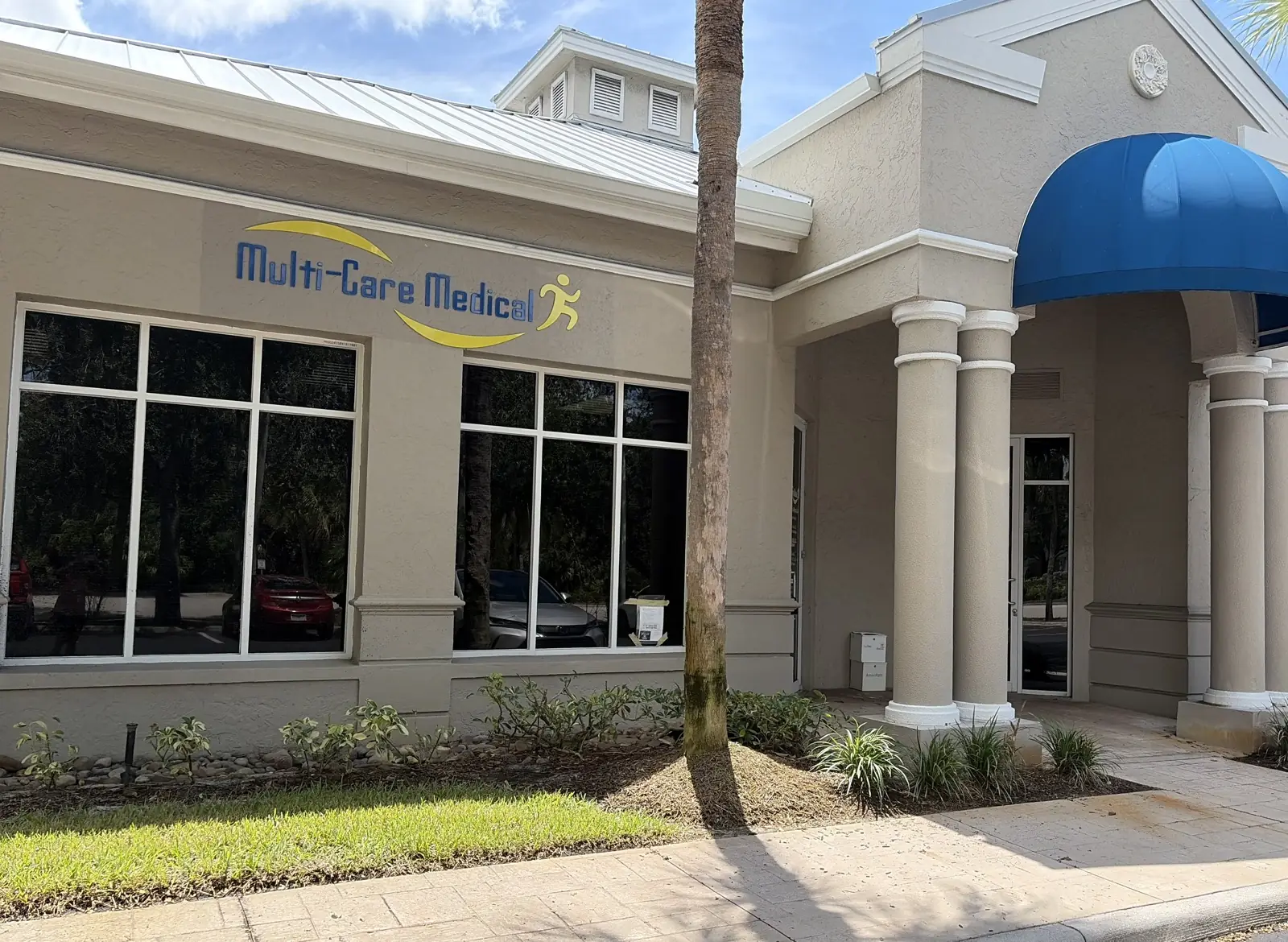 Exterior of the Multi-Care Medical treatment center in Naples, Florida