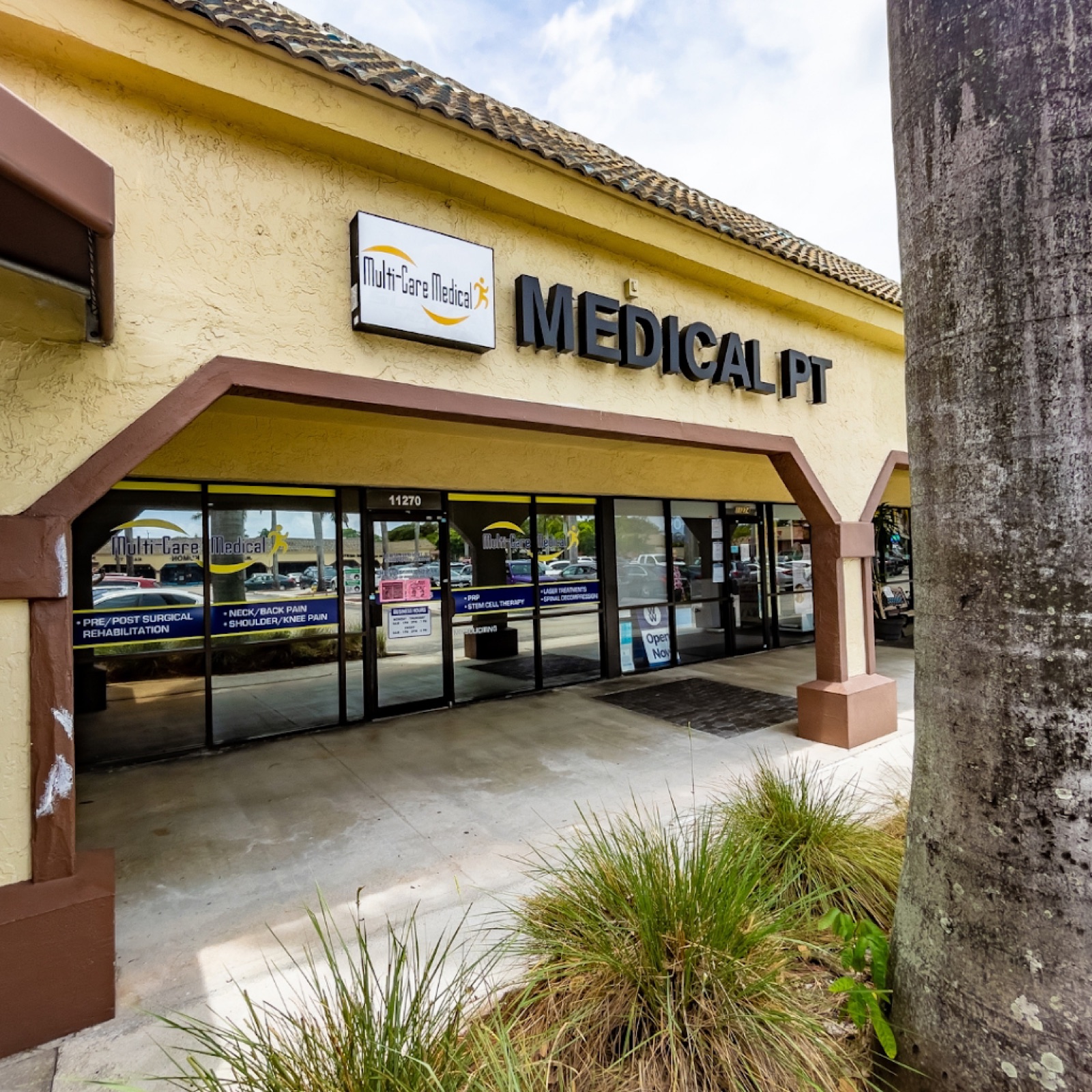 Exterior entrance of the Multi-Care Medical Pembroke Pines treatment center